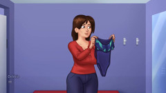 Summertime Saga - Gameplay - Roleplay - Debbie Wears Bikini