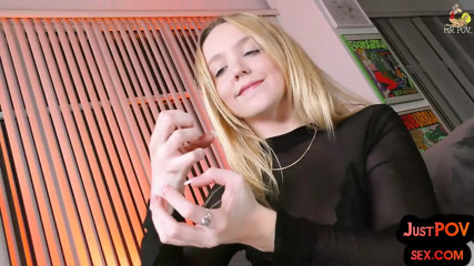 POV anal loving babe shows her sexy feet and rides cock