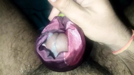 Satin silk handjob porn - Bhabhi satin suit rollover and cum of dick head (133) thumbnail
