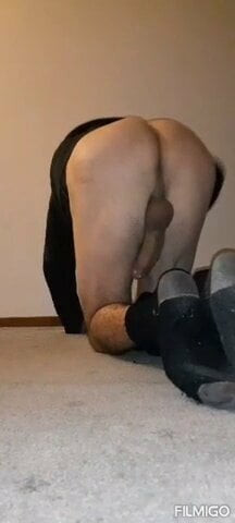 So horny can't stop touching my big hard wet cock