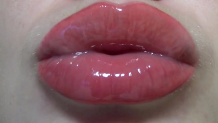 Lips fetish! Kissing! Lips gloss!