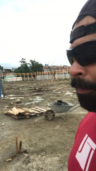 Portable Toilet at the Porto Belo Construction Site