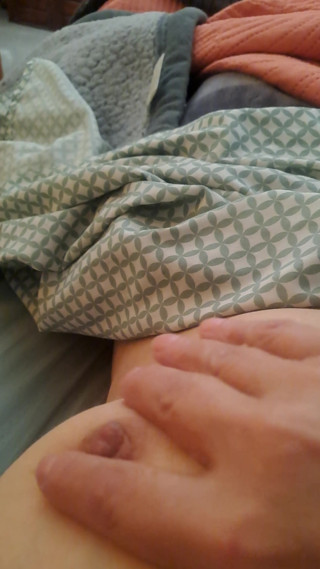 a hot awakening, slipping a hand under the sheets