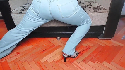 Hot Crossdresser Showing Off Big Thighs With Style