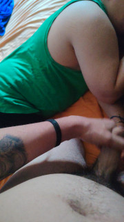 I cum on wife face while she rest