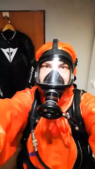 Drager Workmaster Hazmat suit with SCBA