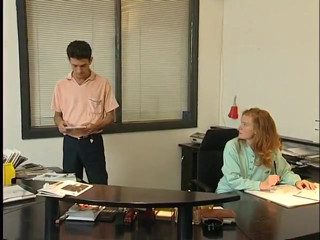 Interview with redhead secretary