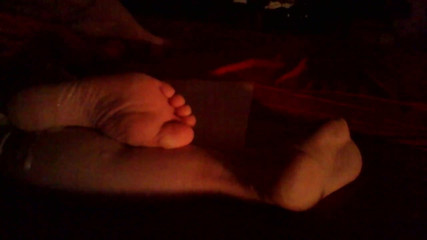 Cum on her pretty soles 3