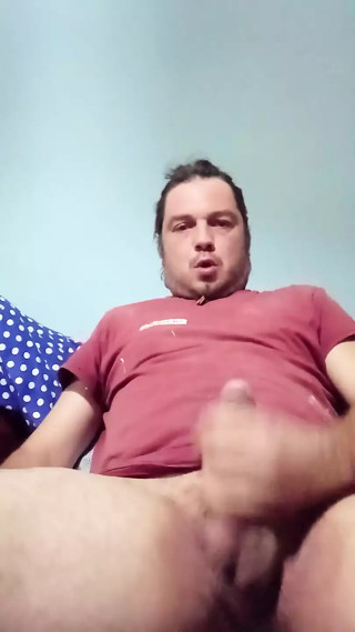 Jerking off with Happy End Cumshot