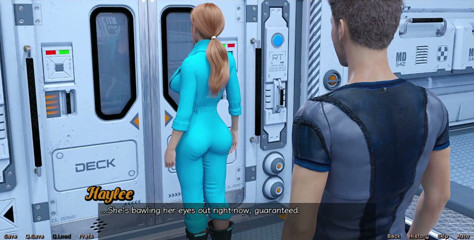 Stranded in Space - Choosing Between the Stepsisters Busty Red Head or the Beuatiful Busty Blonde Virgin