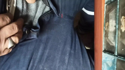 Masculer Bear Turkish Daddy Masturbates Under the Table in the Office