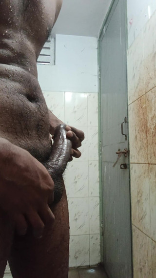 in the shower