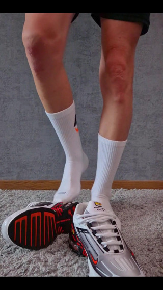 Squeezed My Dick Between Sneakers and Massive Cum