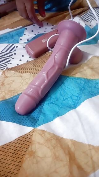 Bhabhi love dildo and hard deep fuck