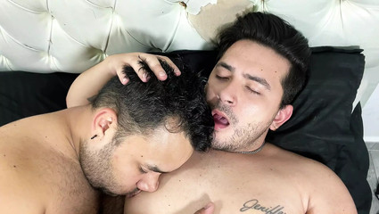 A surprising bareback fuck in the morning with my stepdad