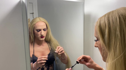 Full Male to Female Crossdressing Transformation