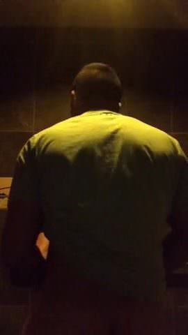 Being bred in a bathroom in London by large black Man