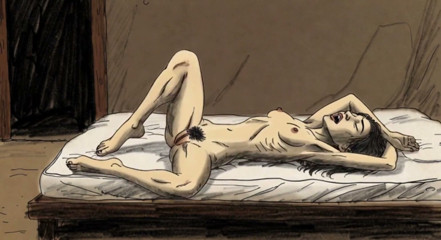 Super Skinny Woman Masturbation - Dripping Hairy Pussy Close up