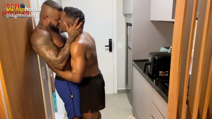 Piebald Ebony Fucking in the Kitchen