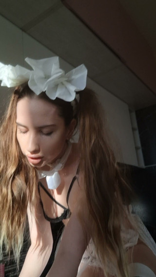 Your personal maid is ready to follow your orders tonight!