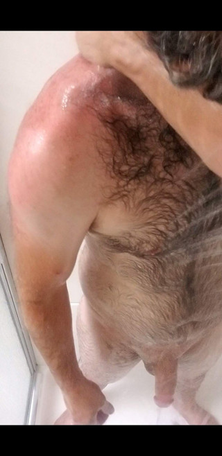 Stroking in the Shower