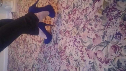 Suede heels