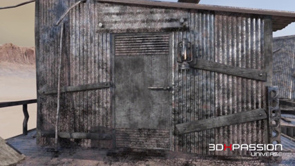 Futanari Taryn Claims Her Toy in Desert Wreckage Shelters - Rough Desert Domination