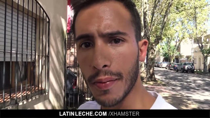POV camera man fucking straight Latin macho stud