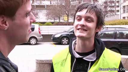 Picked up skinny dude rides gay cock