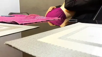 Office girl saying boss request the parmocion