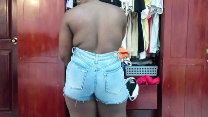The hottest maid changing her clothes