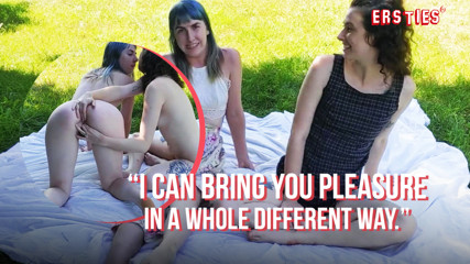 Ersties - Sexy Married Couple From Canada Have Lesbian Strap On Sex Outdoors