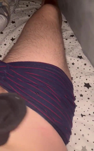 Playing Around with My Dick at Night and Filming It on Video. There Is a Surprise Waiting for You at the End.