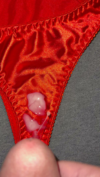 Cum on wife's panties 58