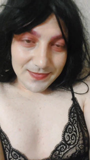 Gothic Sweet White Pretty Sissy Cute Face