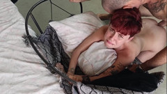 Non-binary Woman Getting Extremely Fucked in the Ass by a Big Cock