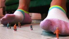 Not aware giantess