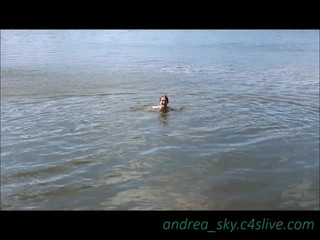 Skinny dipping at a park- andrea sky