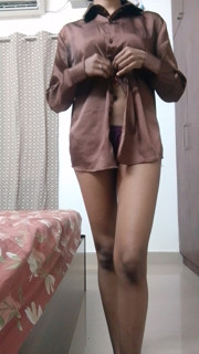 Nude girl dancing