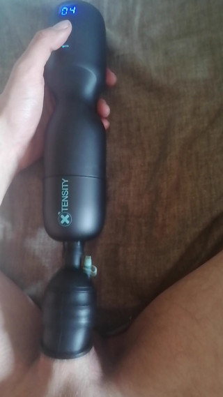 XTensity masturbator on my dick - Sextoy Moans
