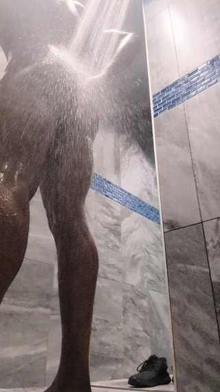 Black Man Post Gym Shower (Part 2)