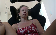I'm Teasing You with My Dress While Sitting in the Racing Seat