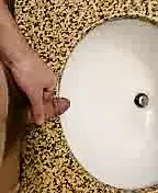 Pissing in the sink