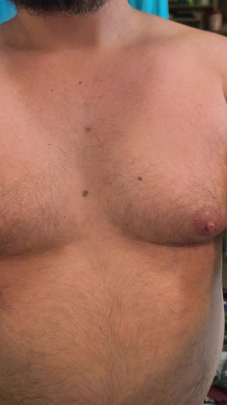 Sexy man teasing