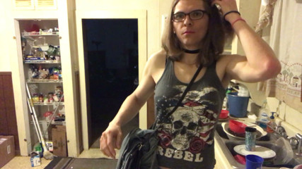 Sexy TransGirl Gets Ready for a Night of Fun!