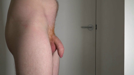 Bouncing Uncut Cock Soft to Hard