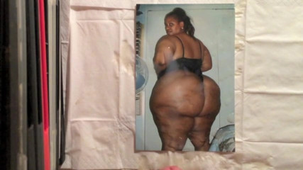 BIg black butt cum tribute