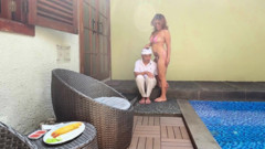 Sexual ion Runs Great at the Outdoor Pool