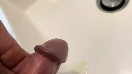 Peeing in the sink