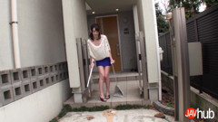 JAVHUB Satomi Usui lets her neighbor taste her pussy